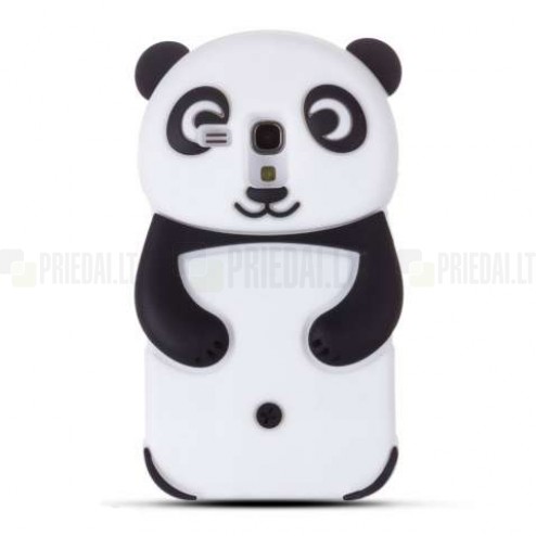 Žaismingas silikoninis Samsung Galaxy S3 mini i8190 dėklas (dėkliukas) - panda