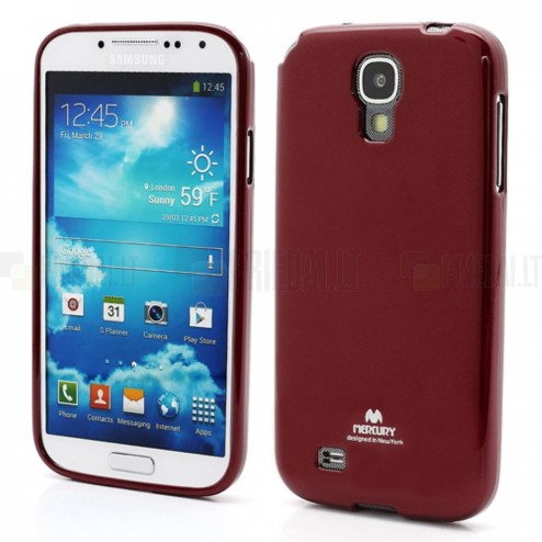 Samsung Galaxy S4 raudonas Mercury kieto silikono (TPU) dėklas