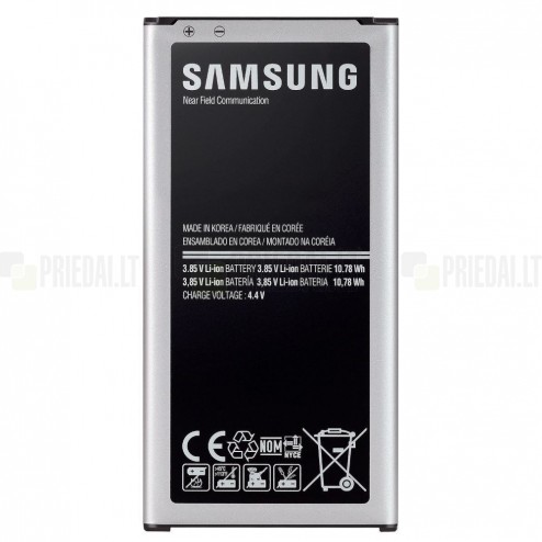Samsung Galaxy S5 G900 akumuliatorius, baterija (EB-B900BE, 2800 mAh, vidinė, originali)