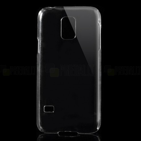 Samsung Galaxy S5 mini G800 plastikinis skaidrus (permatomas) dėklas - nugarėlė
