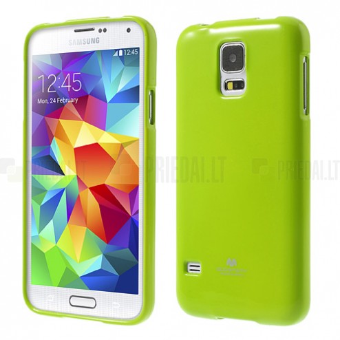 Samsung Galaxy S5 žalias Mercury kieto silikono (TPU) dėklas