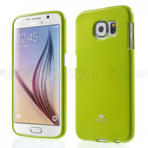 Samsung Galaxy S6 (G920) Mercury žalias kieto silikono tpu dėklas - nugarėlė