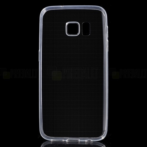 Samsung Galaxy S7 (G930) skaidrus (permatomas) kieto silikono TPU ploniausias pasaulyje bespalvis dėklas