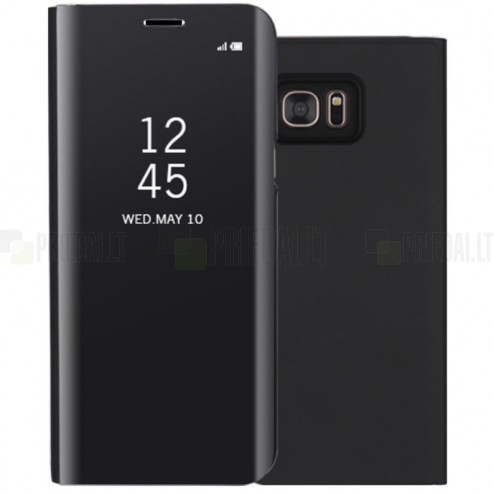 Samsung Galaxy S7 (G930) plastikinis atverčiamas juodas dėklas