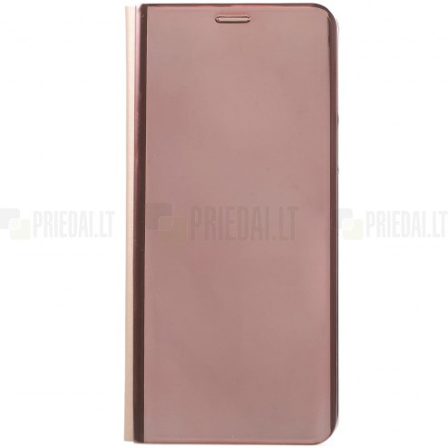Samsung Galaxy S9 (G960) plastikinis atverčiamas rožinis dėklas