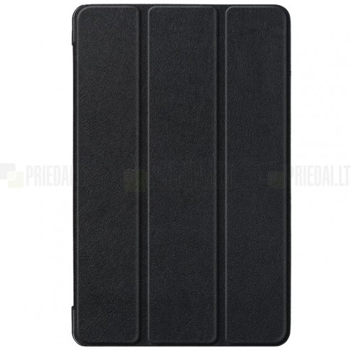 Samsung Galaxy Tab A 10.1 2019 (T515, T510) atverčiamas juodas odinis dėklas - knygutė
