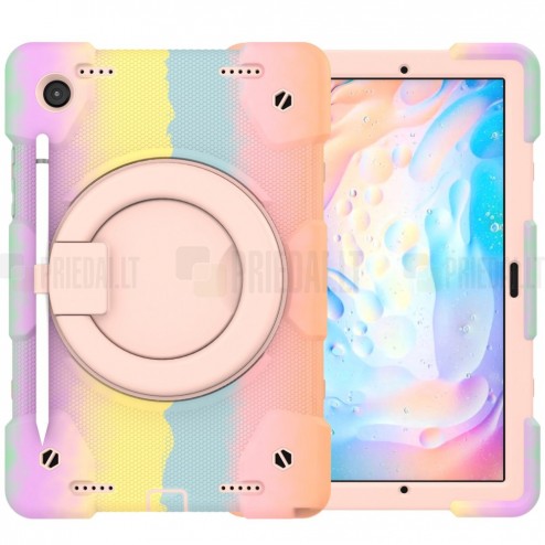 Samsung Galaxy Tab A8 10.5 2021 (X200, X205) sustiprintos apsaugos (360°) spalvotas dėklas - nugarėlė