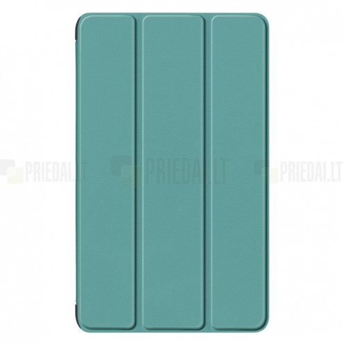 Samsung Galaxy Tab A9 (X110, X115) atverčiamas žalias odinis dėklas (sulankstomas)