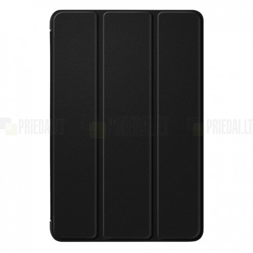 Samsung Galaxy Tab A9+ (X210, X215, X218) atverčiamas juodas odinis dėklas - knygutė