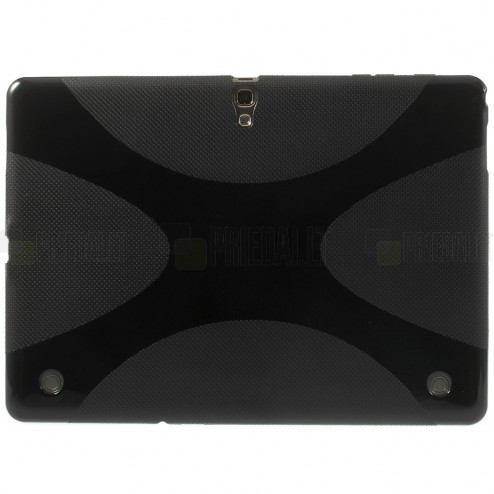 Samsung Galaxy Tab S 10.5 (T805, T800) kieto silikono TPU juodas dėklas - nugarėlė