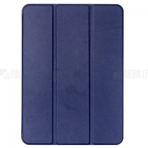 Samsung Galaxy Tab S2 9,7 (T815, T810) atverčiamas mėlynas odinis dėklas - knygutė (sulankstomas)