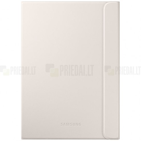 Originalus Samsung Galaxy Tab S2 9.7 (T815, T810) Book Cover atverčiamas smėlio (dramblio kaulo) spalvos odinis dėklas