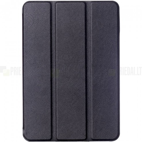 Samsung Galaxy Tab S2 8.0 (T715, T710) atverčiamas juodas odinis dėklas - knygutė (sulankstomas)