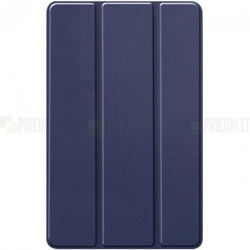 Samsung Galaxy Tab S6 Lite 10.4" (2022) atverčiamas mėlynas odinis dėklas - knygutė