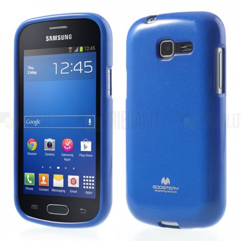 Samsung Galaxy Trend Lite (S7390, S7392) mėlynas Mercury kieto silikono (TPU) dėklas