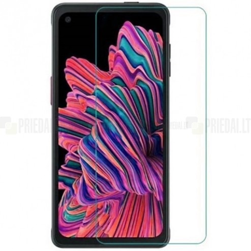 Samsung Galaxy Xcover Pro skaidrus apsauginis ekrano stiklas (tempered glass 0.3mm 9H)