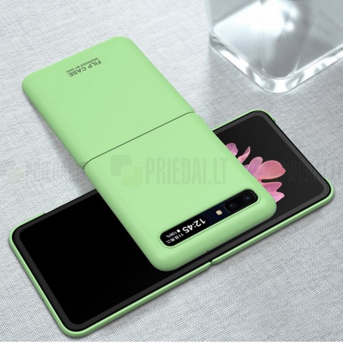 Samsung Galaxy Z Flip (F700) GKK Creative žalias plastikinis dėklas - nugarėlė