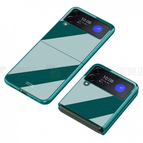 Samsung Galaxy Z Flip3 (F711) Piano Design žalias plastikinis dėklas - nugarėlė