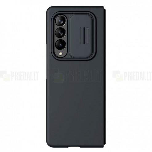 Samsung Galaxy Z Fold3 5G (F926B) „Nillkin“ CamShield Silky juodas dėklas, nugarėlė su kameros apsauga