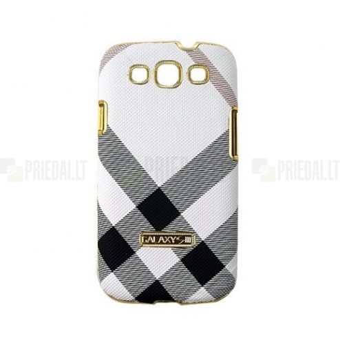 „Burberry“ stiliaus Samsung Galaxy S3 i9300 dėklas (dėkliukas)