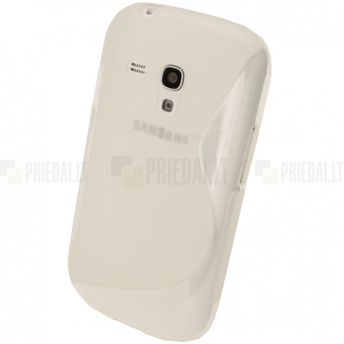 Samsung Galaxy S3 mini i8190 silikoninis skaidrus dėklas (dėkliukas, nugarėlė)