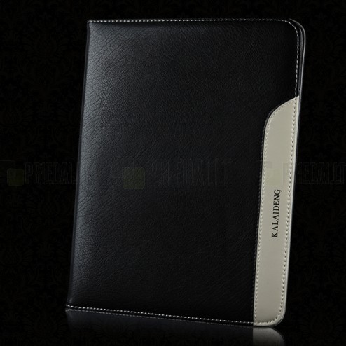 „Kalaideng“ Plume serijos odinis juodas Samsung Galaxy Tab 3 10.1 dėklas