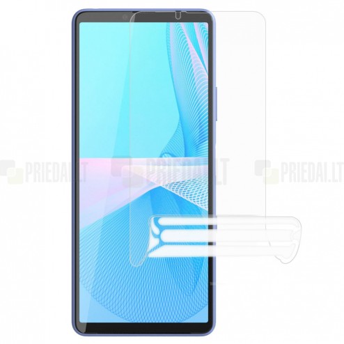 Sony Xperia 10 IV Calans skaidri apsauginė pilnai dengianti ekrano plėvelė