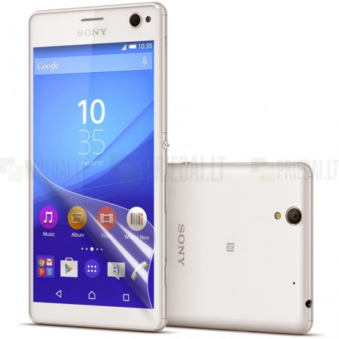 Sony Xperia C4 apsauginė skaidri ekrano plėvelė