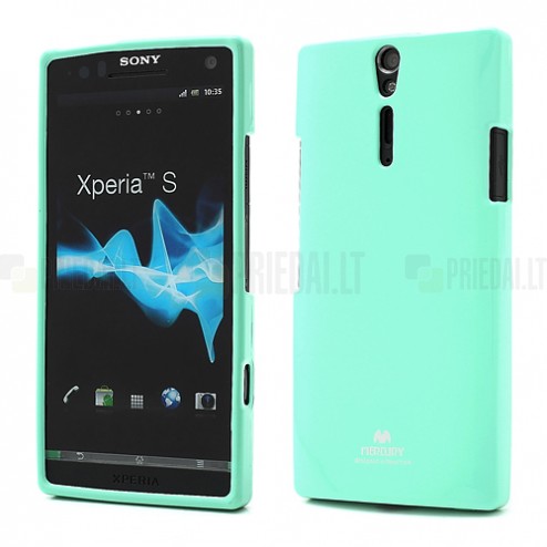 Mercury TPU kieto silikono mėtinis Sony Xperia S dėklas - nugarėlė