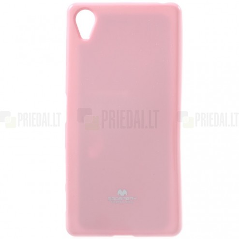 Sony Xperia X (F5121, F5122) Mercury šviesiai rožinis kieto silikono tpu dėklas - nugarėlė