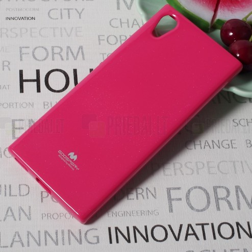 Sony Xperia XA1 Mercury tamsiai rožinis kieto silikono tpu dėklas - nugarėlė