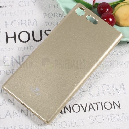 Sony Xperia XZ Premium (XZ Premium Dual) auksinis Mercury kieto silikono (TPU) dėklas - nugarėlė