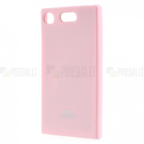 Sony Xperia XZ1 Compact Mercury rožinis kieto silikono TPU dėklas - nugarėlė