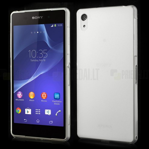 Ploniausias pasaulyje baltas Sony Xperia Z2 dėklas (nugarėlė)