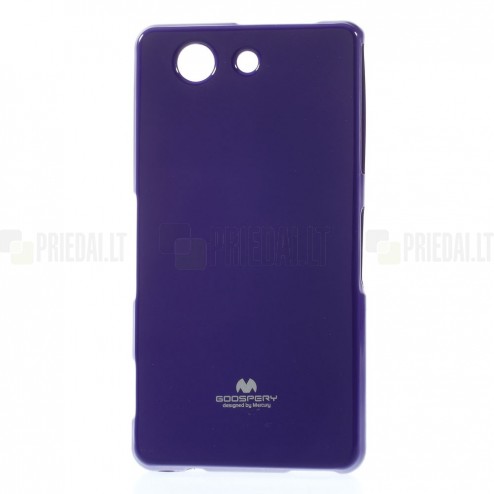Sony Xperia Z3 Compact violetinis Mercury kieto silikono (TPU) dėklas