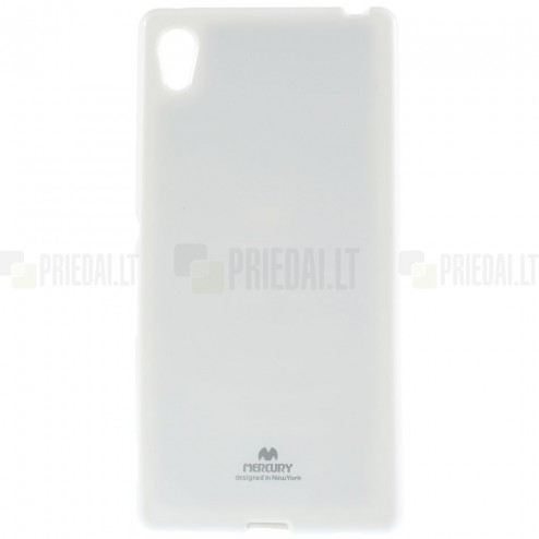 Sony Xperia Z3+ Plius baltas Mercury kieto silikono (TPU) dėklas