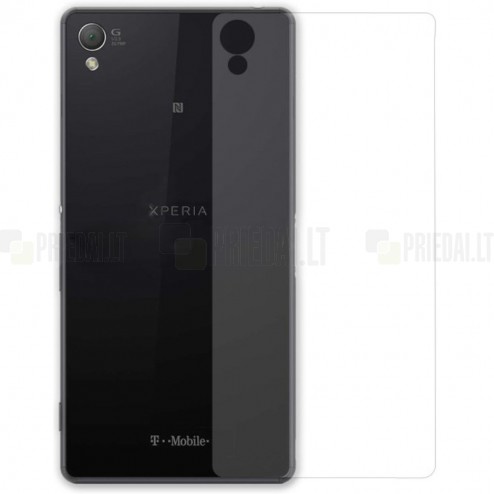 Sony Xperia Z3 tempered Glass apsauginis nugarinės dalies (nugarėlės) stiklas 0.3 mm