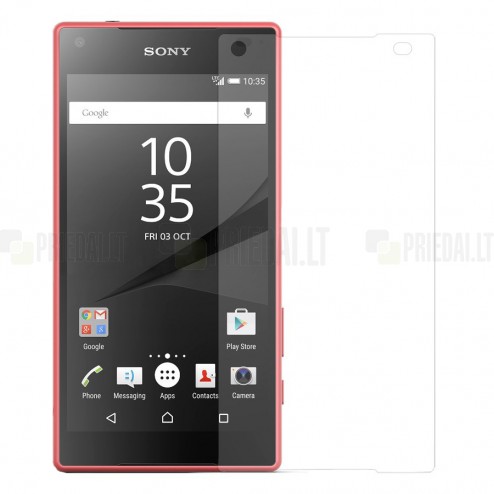 Sony Xperia Z5 Compact tempered Glass apsauginis ekrano stiklas 0.3 mm