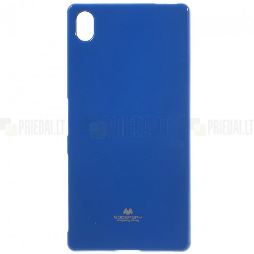 Sony Xperia Z5 Premium Mercury mėlynas kieto silikono tpu dėklas - nugarėlė