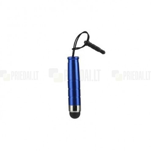 Tamsiai mėlynas metalinis mini liestukas (angl. mini Stylus Pen) 