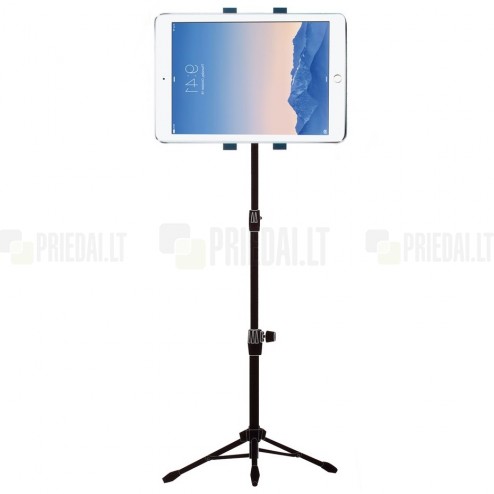 Tripod Stand universalus planšetės laikiklis - juodas