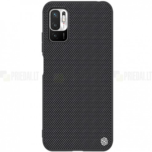 Xiaomi Poco M3 Pro (Redmi Note 10 5G) „Nillkin“ Textured Case juodas dėklas - nugarėlė