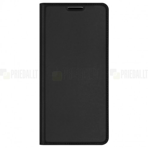 Xiaomi 11T (11T Pro) „Dux Ducis“ Skin serijos juodas odinis atverčiamas dėklas - knygutė