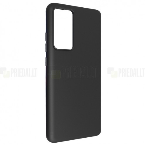 Xiaomi 12 (Xiaomi 12X) kieto silikono TPU juodas dėklas - nugarėlė