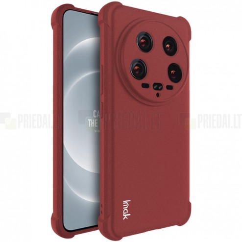 Xiaomi 14 Ultra Imak sustiprintos apsaugos kieto silikono TPU bordo dėklas - nugarėlė