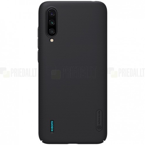 Xiaomi Mi 9 Lite „Nillkin“ Frosted Shield juodas plastikinis dėklas, nugarėlė