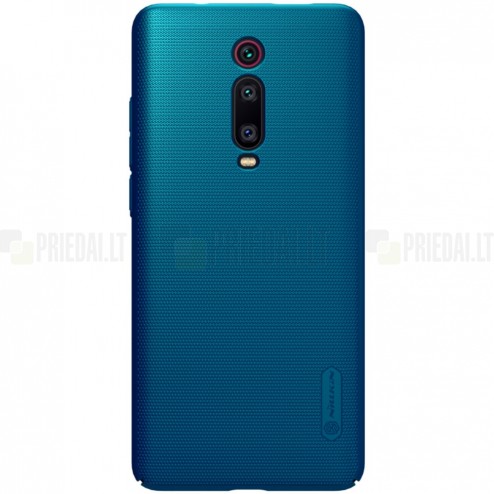 Xiaomi Mi 9T (Mi 9T Pro) Nillkin Frosted Shield mėlynas plastikinis dėklas