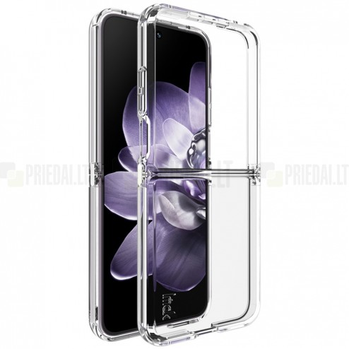 Xiaomi Mix Flip 5G „Imak“ kieto silikono TPU skaidrus dėklas - nugarėlė