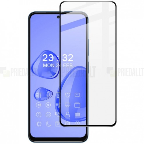 Xiaomi Poco M4 Pro 4G „Imak“ 9H Tempered Glass sustiprintos apsaugos juodas pilnai dengiantis apsauginis ekrano stiklas 0,2 mm