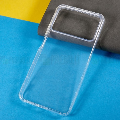 Xiaomi Poco X4 Pro kieto silikono TPU skaidrus dėklas - nugarėlė